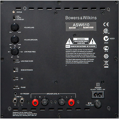 technologie d'égalisation du Bowers & Wilkins ASW610