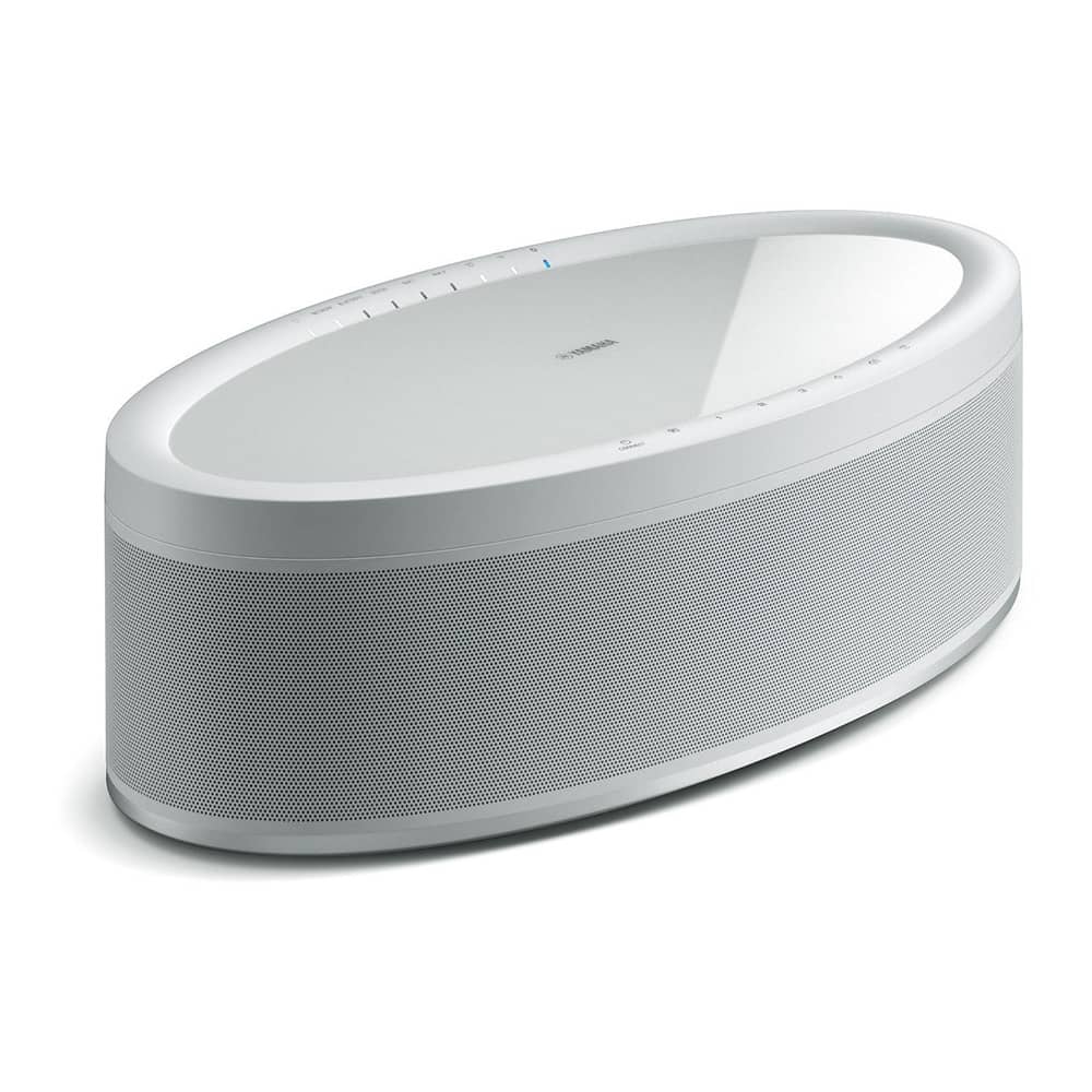 Yamaha MusicCast 50 blanc vue oblique
