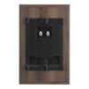 oberon onwall dark walnut Arrière