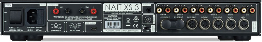 Connectique du Niam Nait XS3