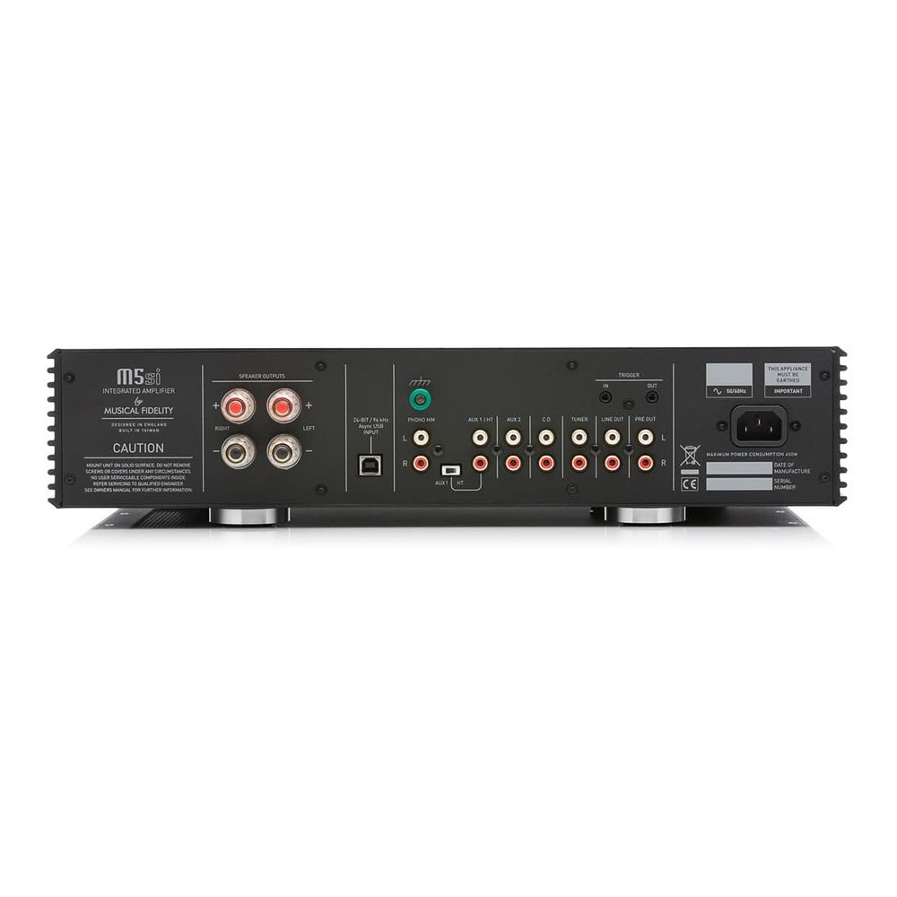 Musical Fidelity M5 si amplificateur intégré connectique