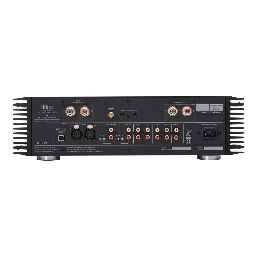 Musical Fidelity M6 si amplificateur intégré connectique