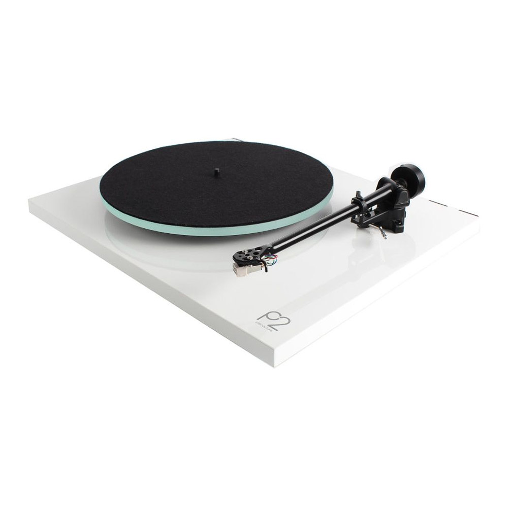 Rega Planar 2 blanc Vue de coté