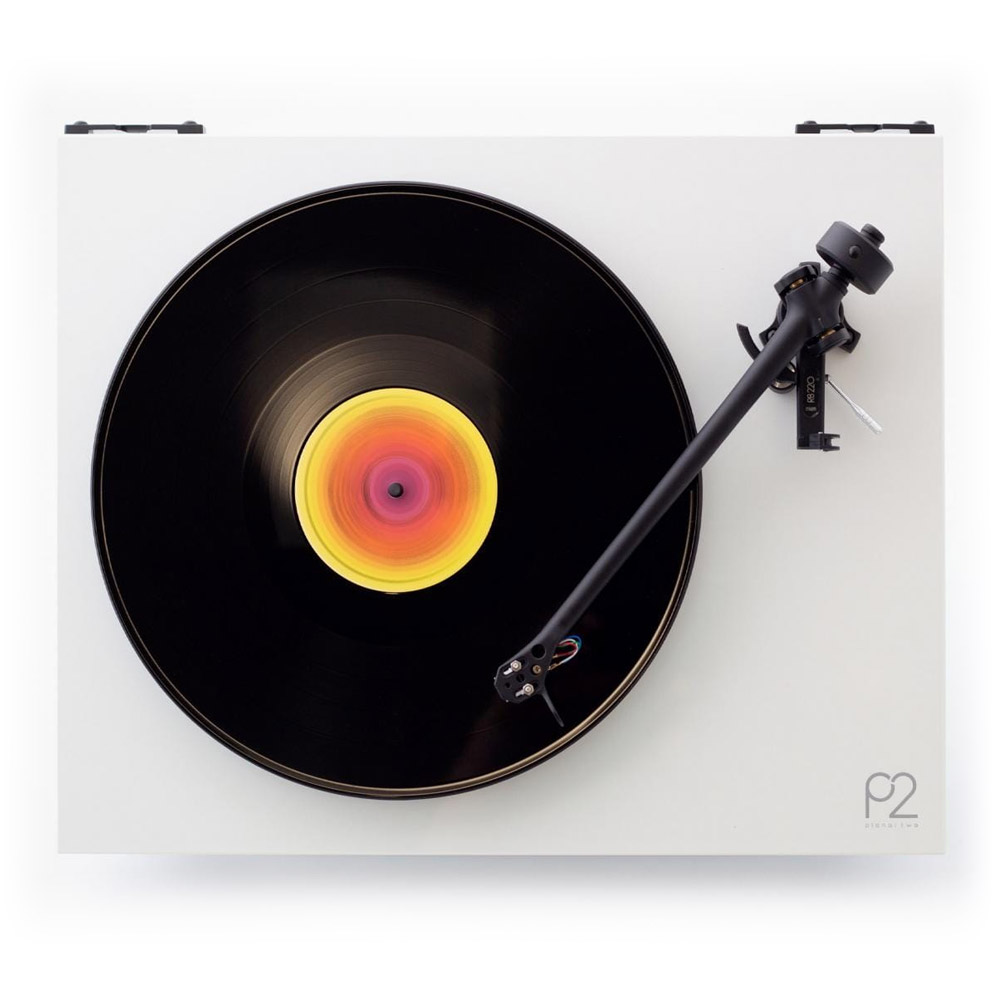 Rega Planar 2 blanc Vue du dessus