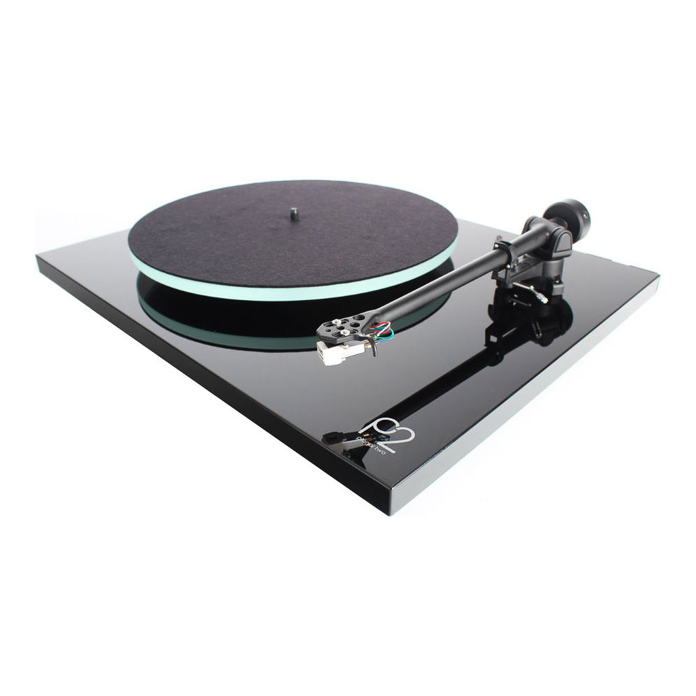 Rega Planar 2 noir Vue de coté