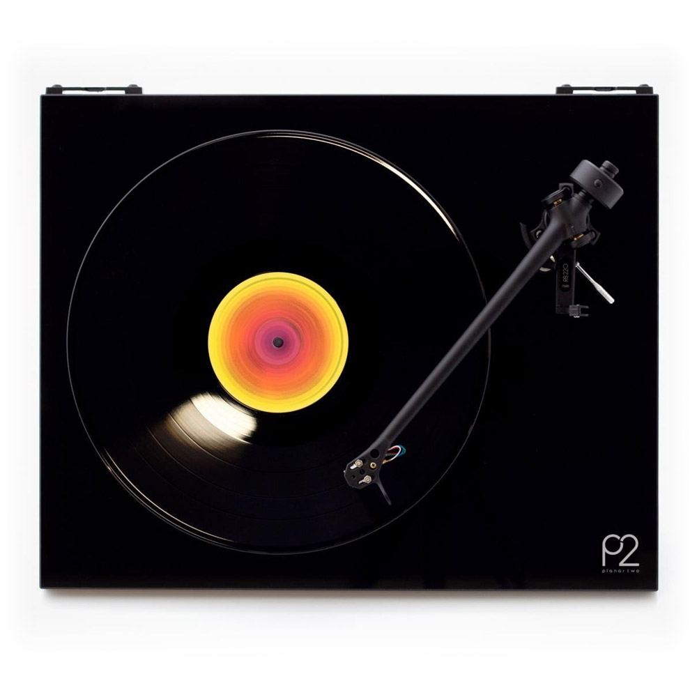 Rega Planar 2 noir Vue du dessus