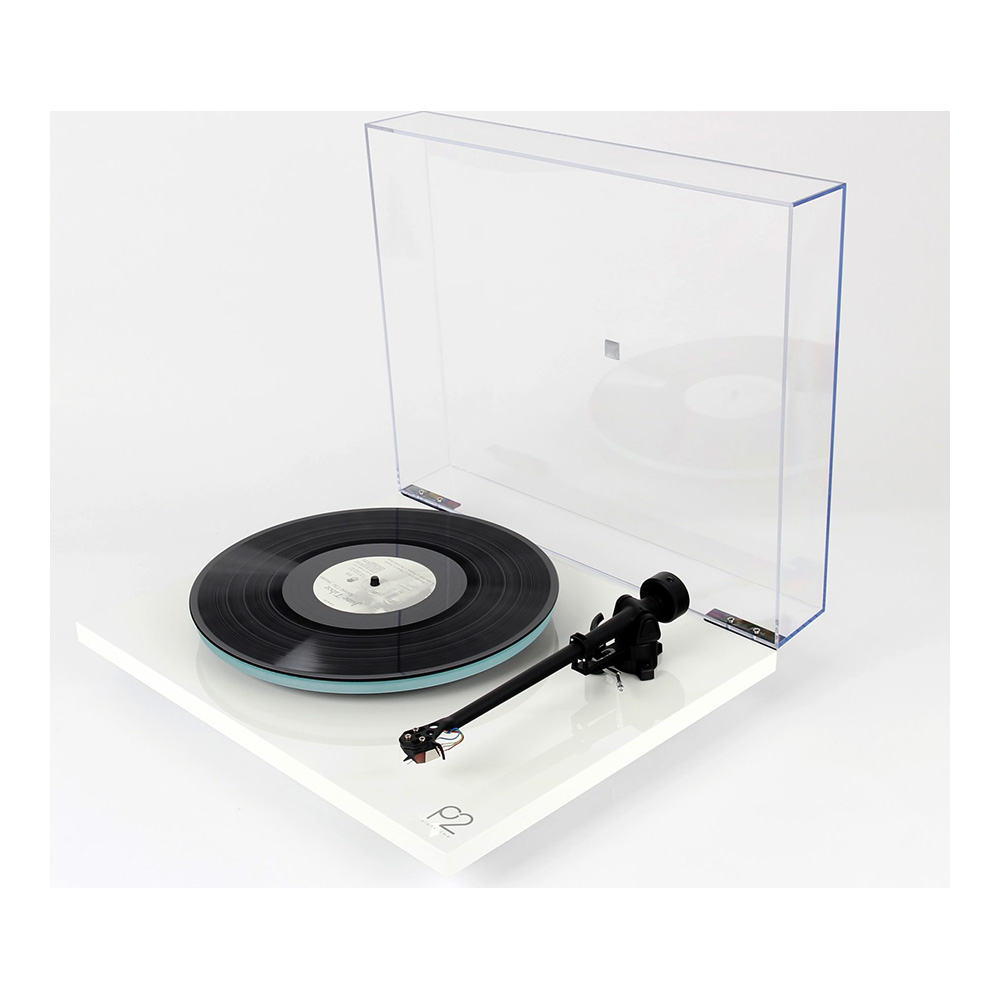Rega Planar 2 blanc laqué avec capot et cellule MM Nd3