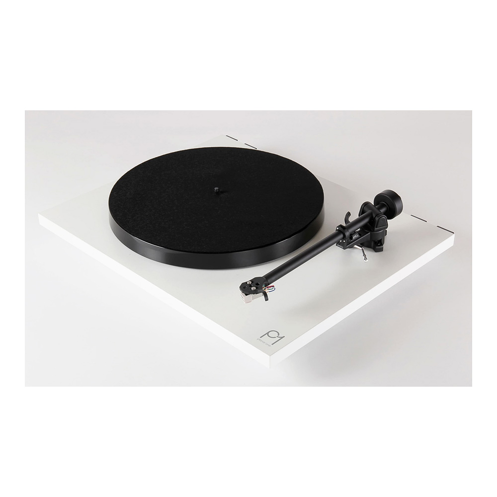 rega planar 1 blanc mat vue de coté