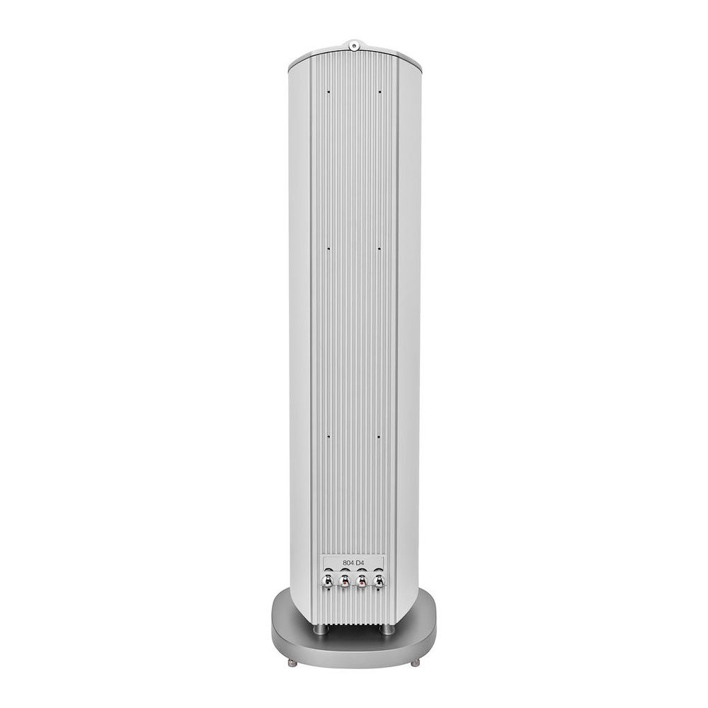 Bowers Wilkins 804 D4 blanc satin vue arriere