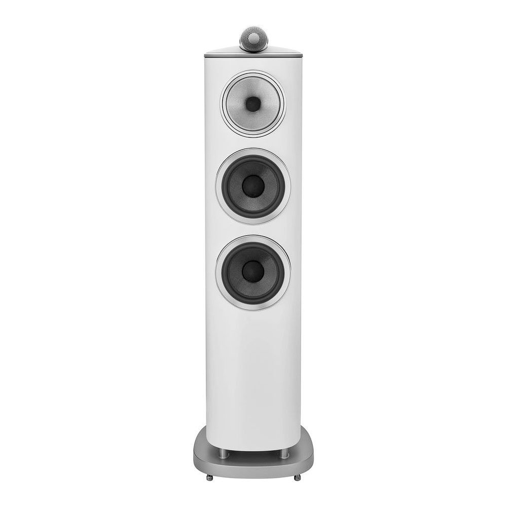 Bowers Wilkins 804 D4 blanc satin vue avant