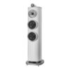 Bowers Wilkins 804 D4 blanc satin vue cote