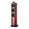 Bowers Wilkins 804 D4 bois de rose vue cote grille