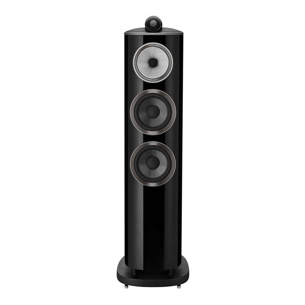 Bowers Wilkins 804 D4 noir laque vue avant