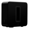 Sonos SUB noir face avant diagonale