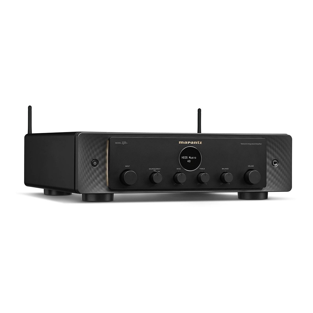 Marantz Model 40n noir vue oblique antennes