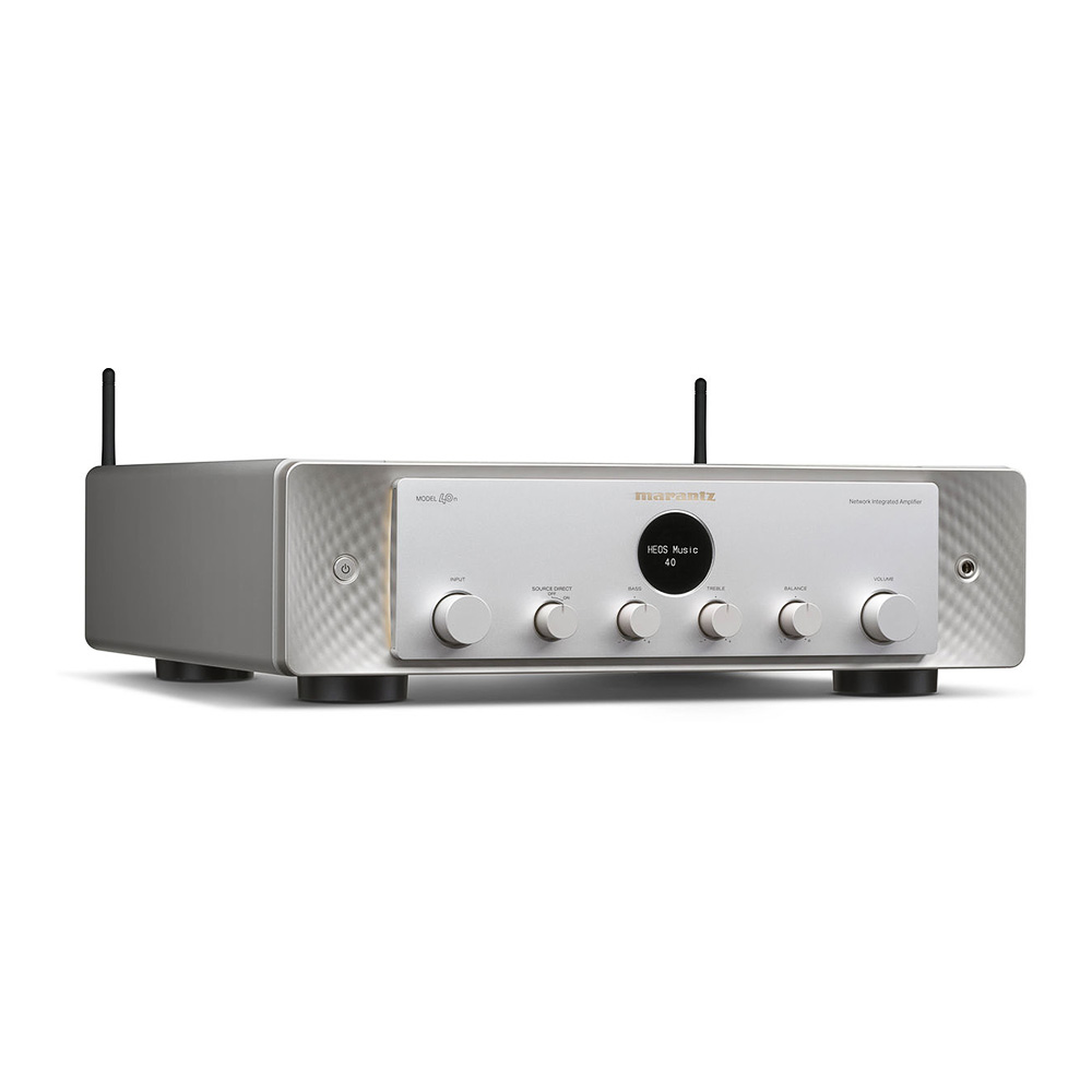 Marantz Model 40n silver vue oblique antennes