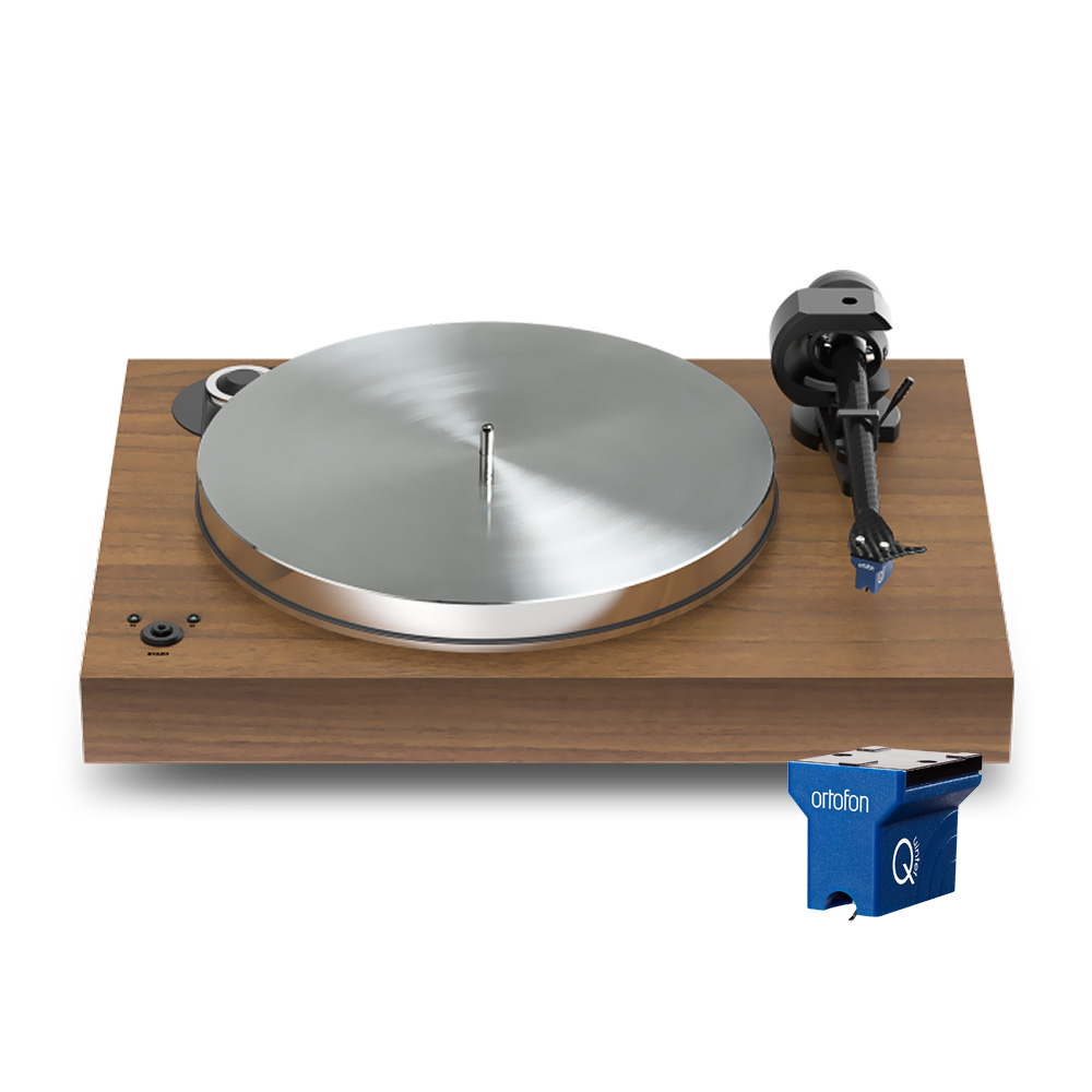 Pro Ject X8 noyer ortofon mc quintet blue