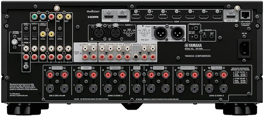 Yamaha RX‑A8A connectique 1