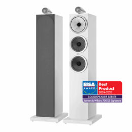 Bowers Wilkins 703 S3 blanches duo EISA Award