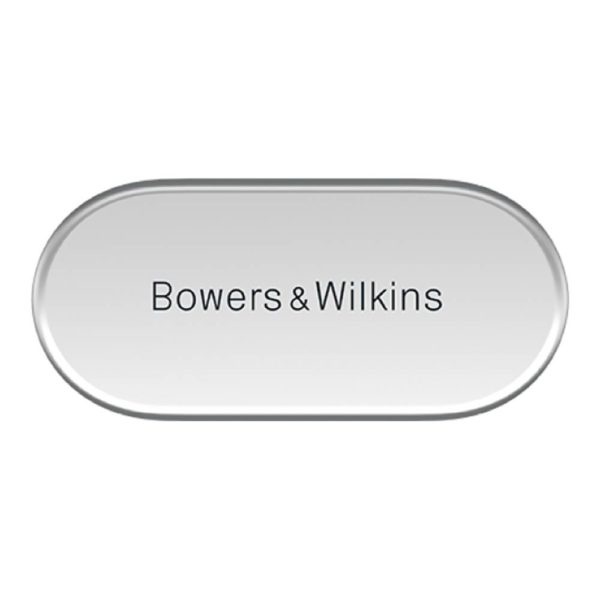 Bowers Wilkins Pi7 S2 blanc canvas chargeur vue dessus