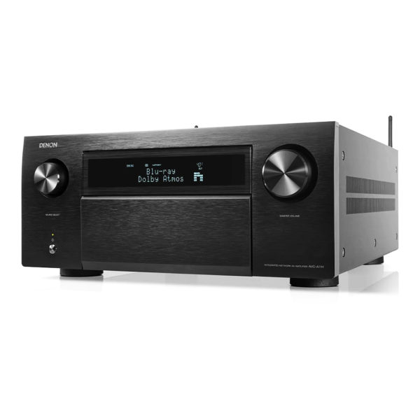 Denon AVC A1H noire vue de gauche