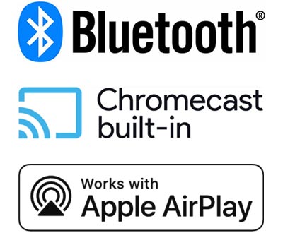 AirPlay 2 Chromecast Bluetooth