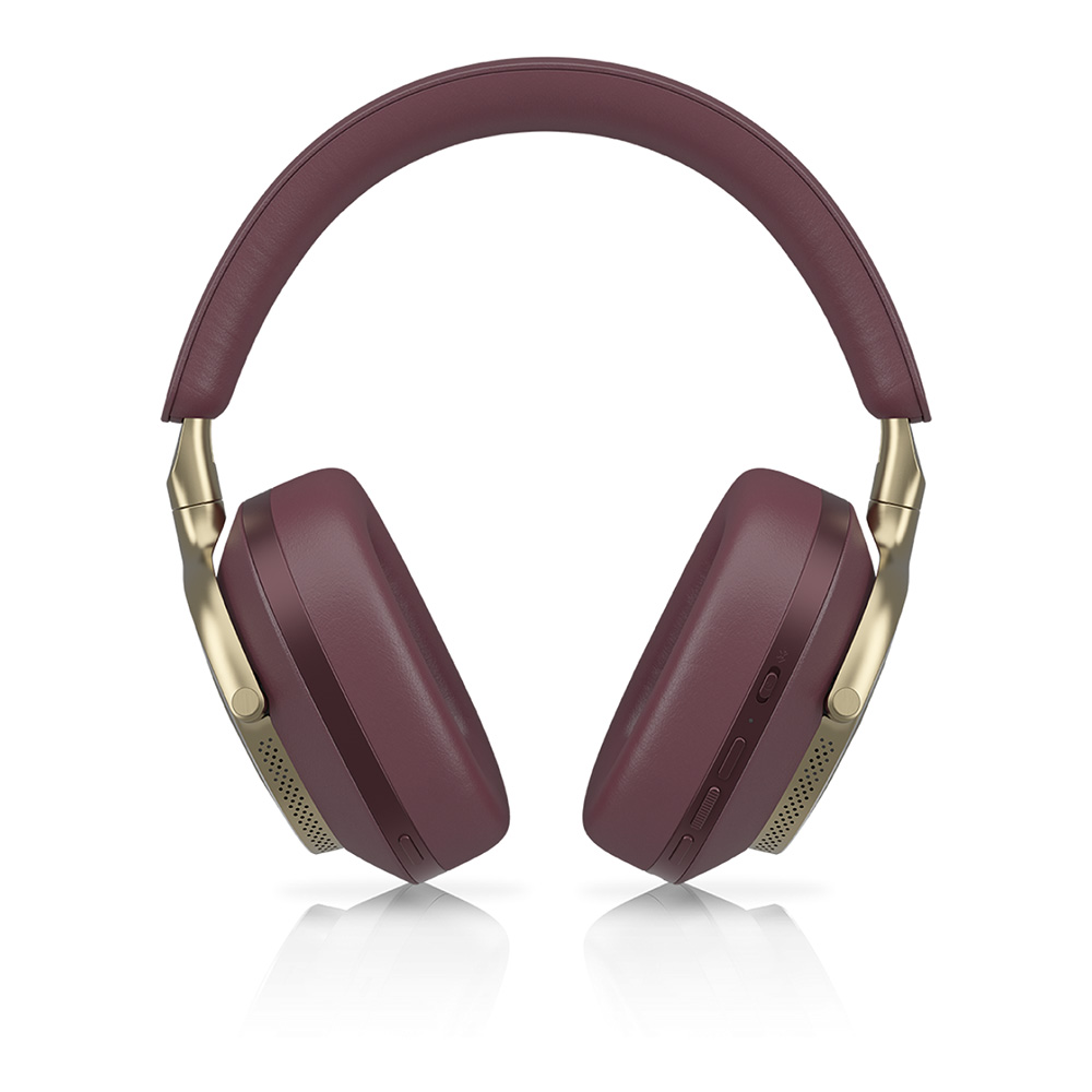 Casque Bowers Wilkins PX8 Royal Burgundy vue de face
