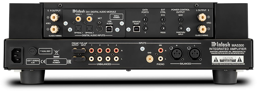 McIntosh MA5300 connectique