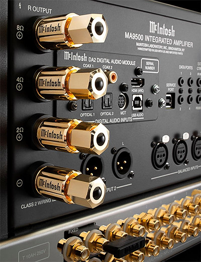 McIntosh MA9500 borniers McIntosh Solid Cinch™