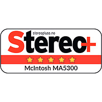Stereo plus McIntosh MA5300