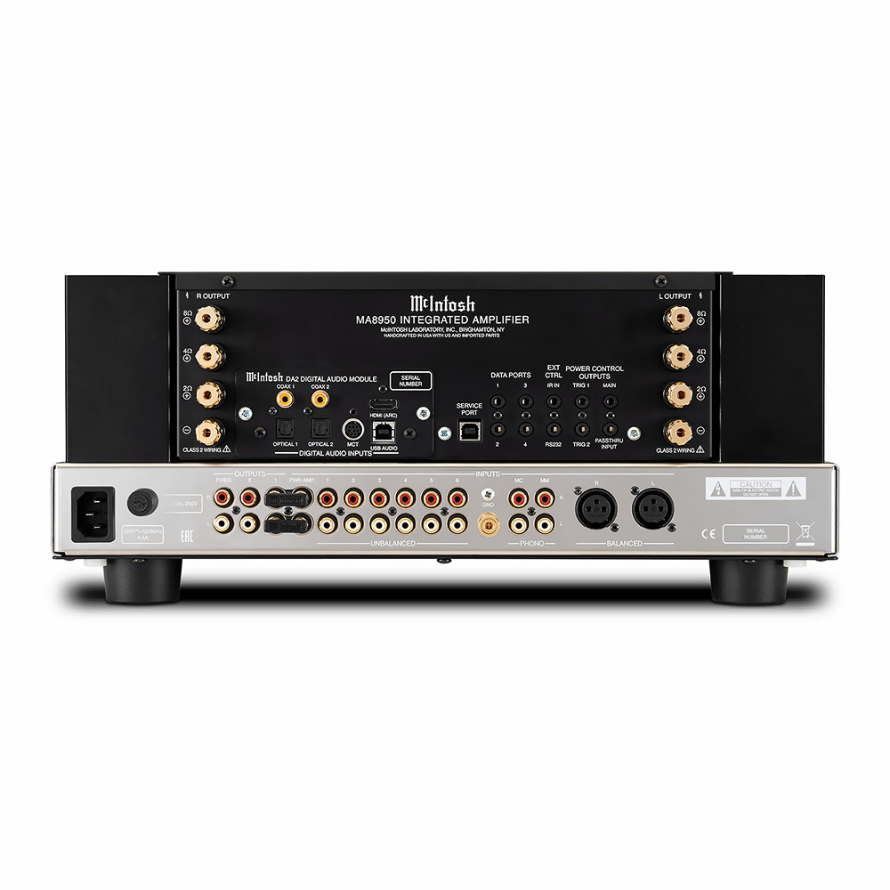 Amplificateur intégré McIntosh MA8950 vue arrière