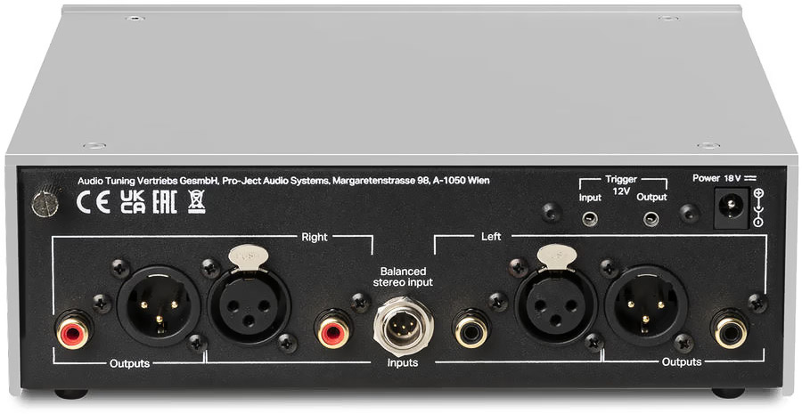 Pro Ject Phono Box DS3 B entrées sorties