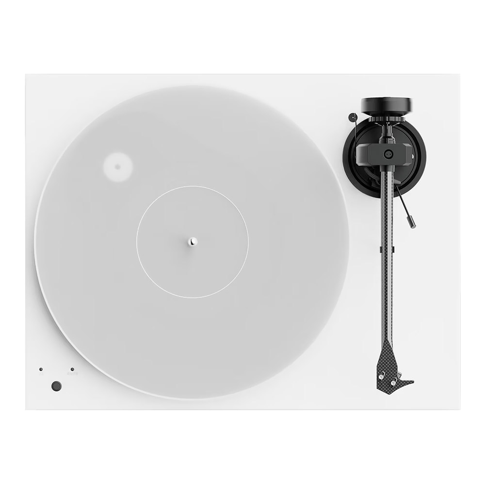 Pro Ject X1 B blanc laqué vue dessus