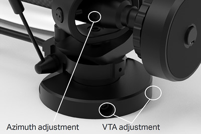 Réglage Azimuth et VTA de la platine vinyle X2B
