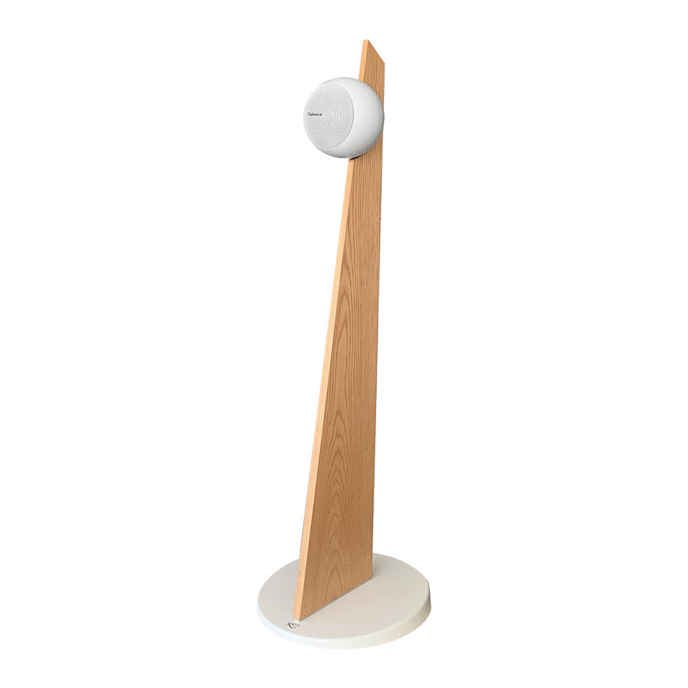 Cabasse IO3 sur pied blanc et chene