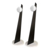 Cabasse IO3 sur pied noir et blanc paire