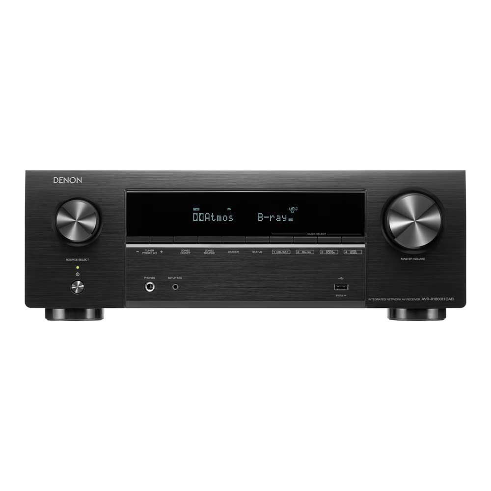 Denon AVR-X1800H DAB face avant