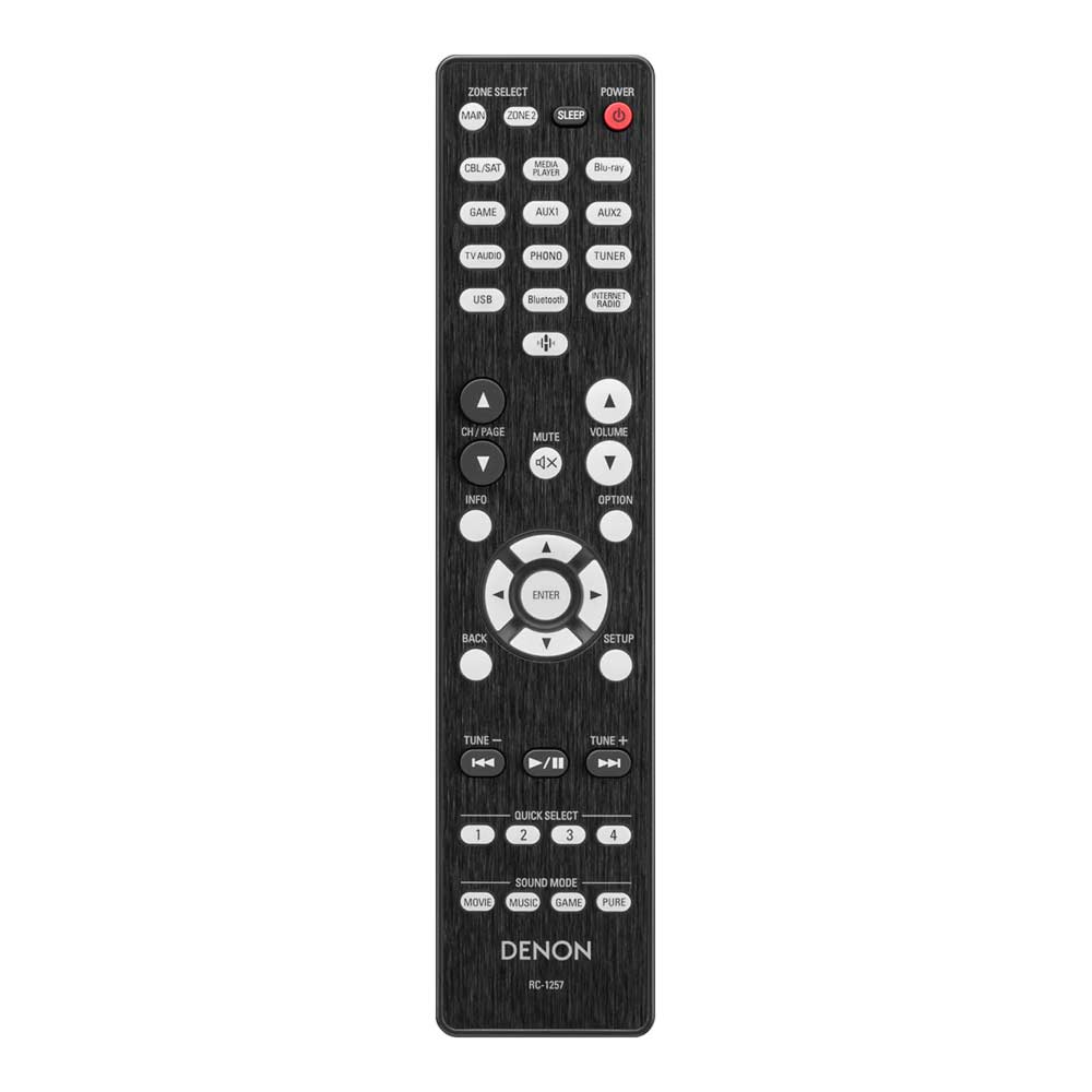 Denon AVR X1800H DAB télécommande