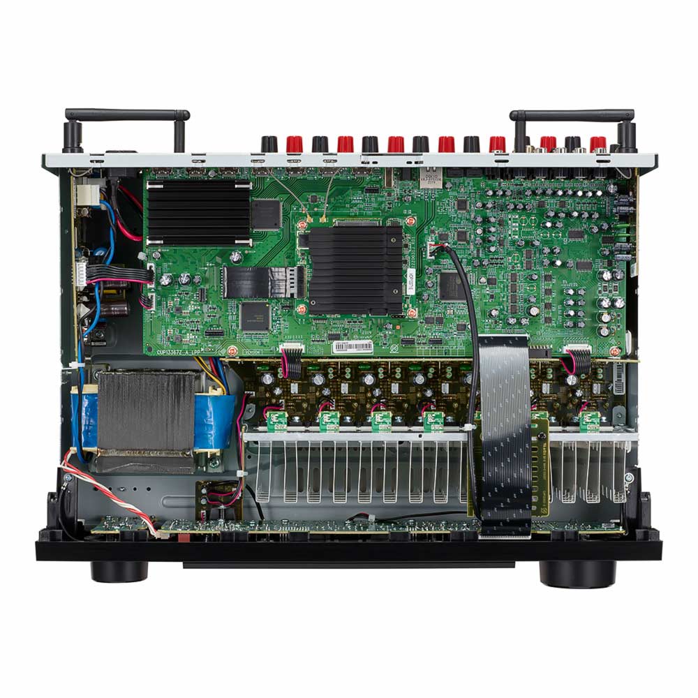 Denon AVR X1800H DAB vue intérieure