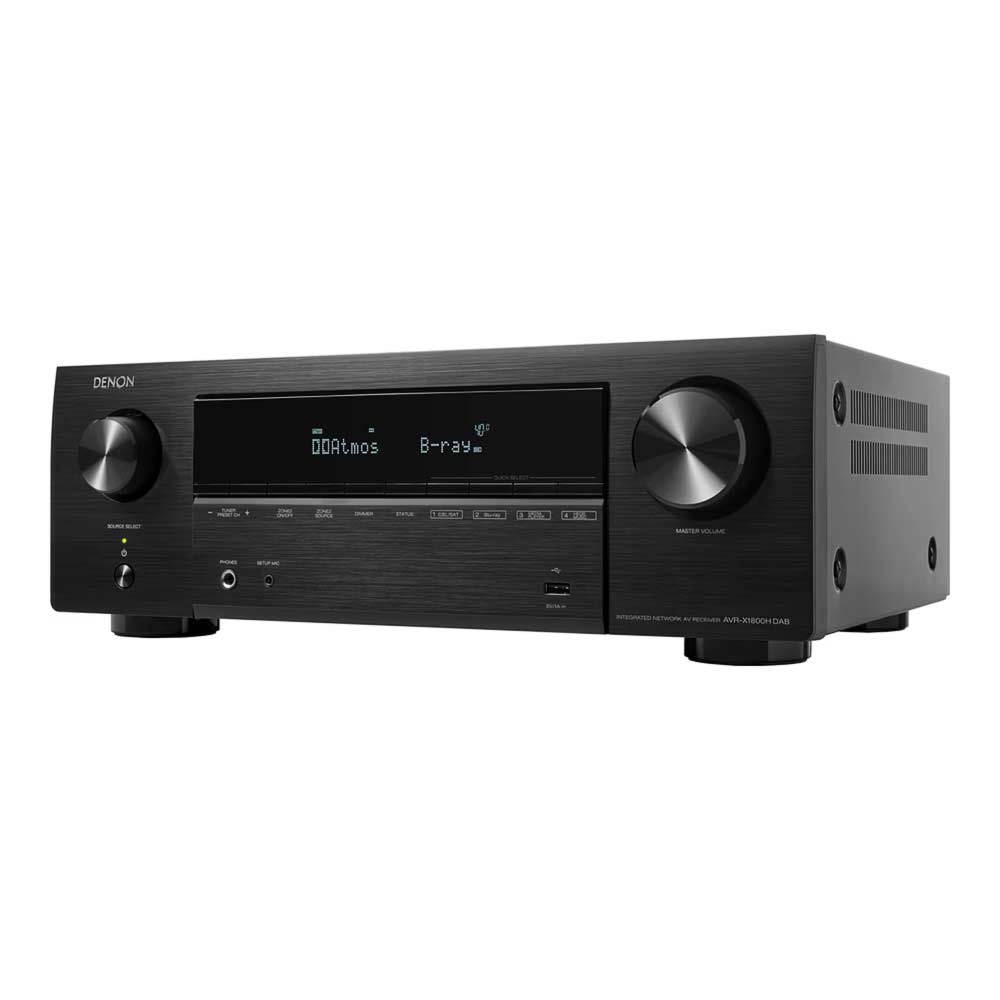 Denon AVR X1800H DAB vue oblique gauche