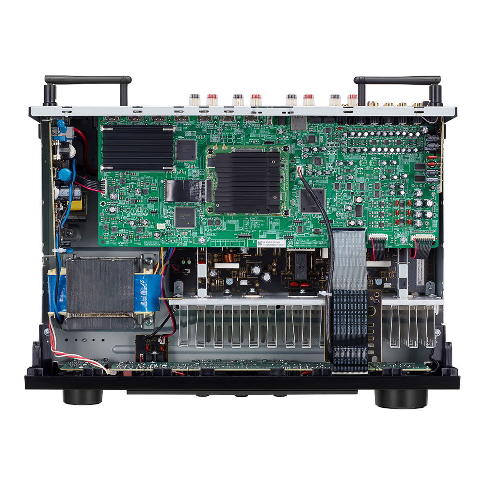 ampli tuner stéréo Denon DRA 900H noir vue intérieure