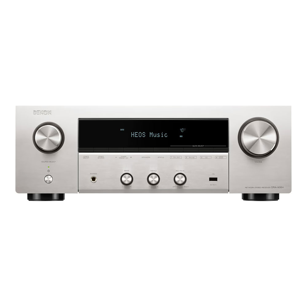 ampli tuner stéréo Denon DRA 900H silver face avant