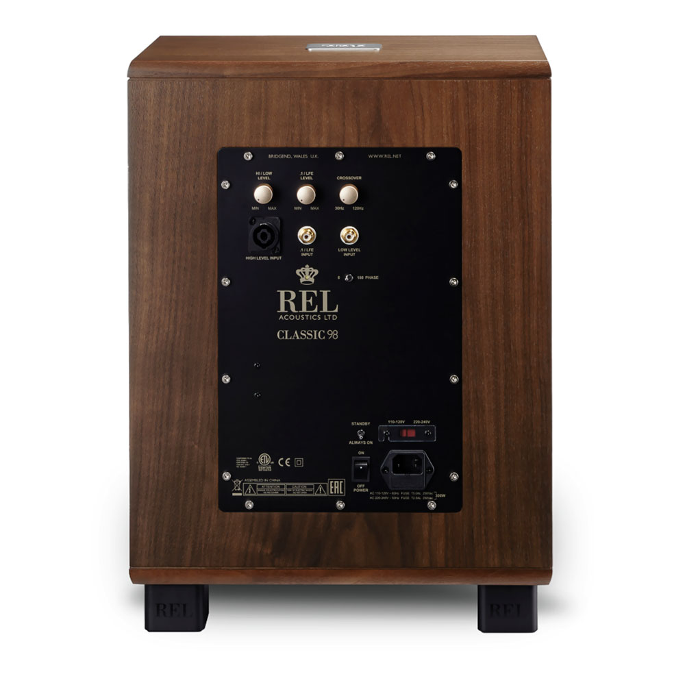 subwoofer REL Classic 98 vue arrière
