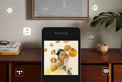 Icônes des différentes plateformes de streaming compatibles avec la Sonos Era 100