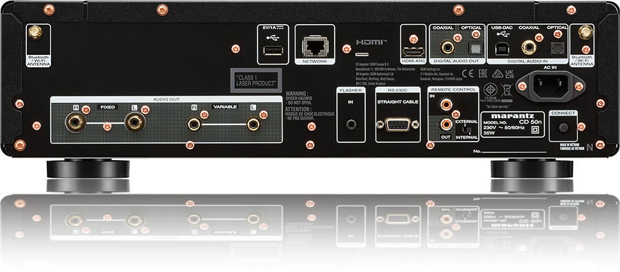 Marantz CD50N connectique
