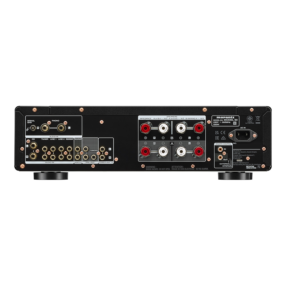 Marantz Model 50 noir face arrière