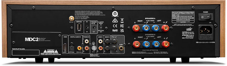NAD C3050 entrées sorties