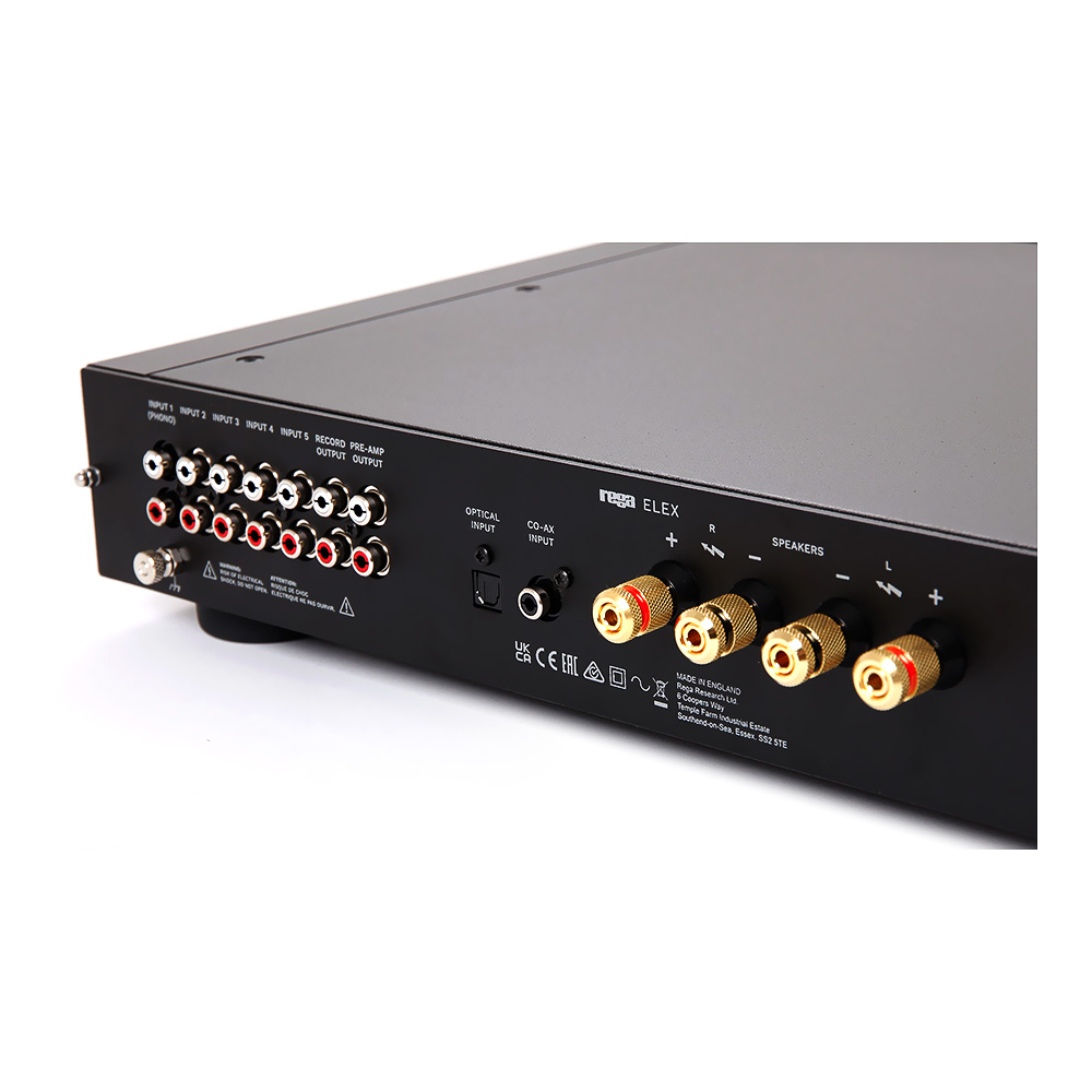 Rega Elex MK4 vue arrière oblique 2