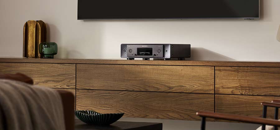 Vue d'angle du Marantz CD50N