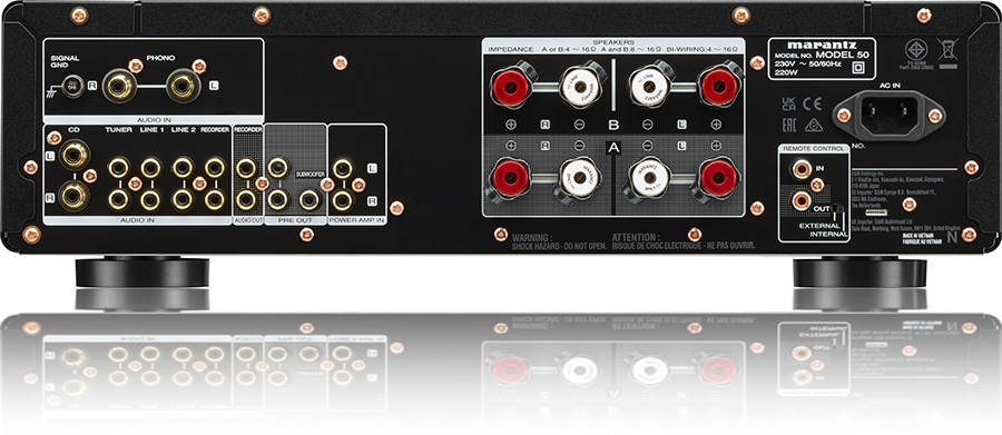 connectique Marantz Model 50